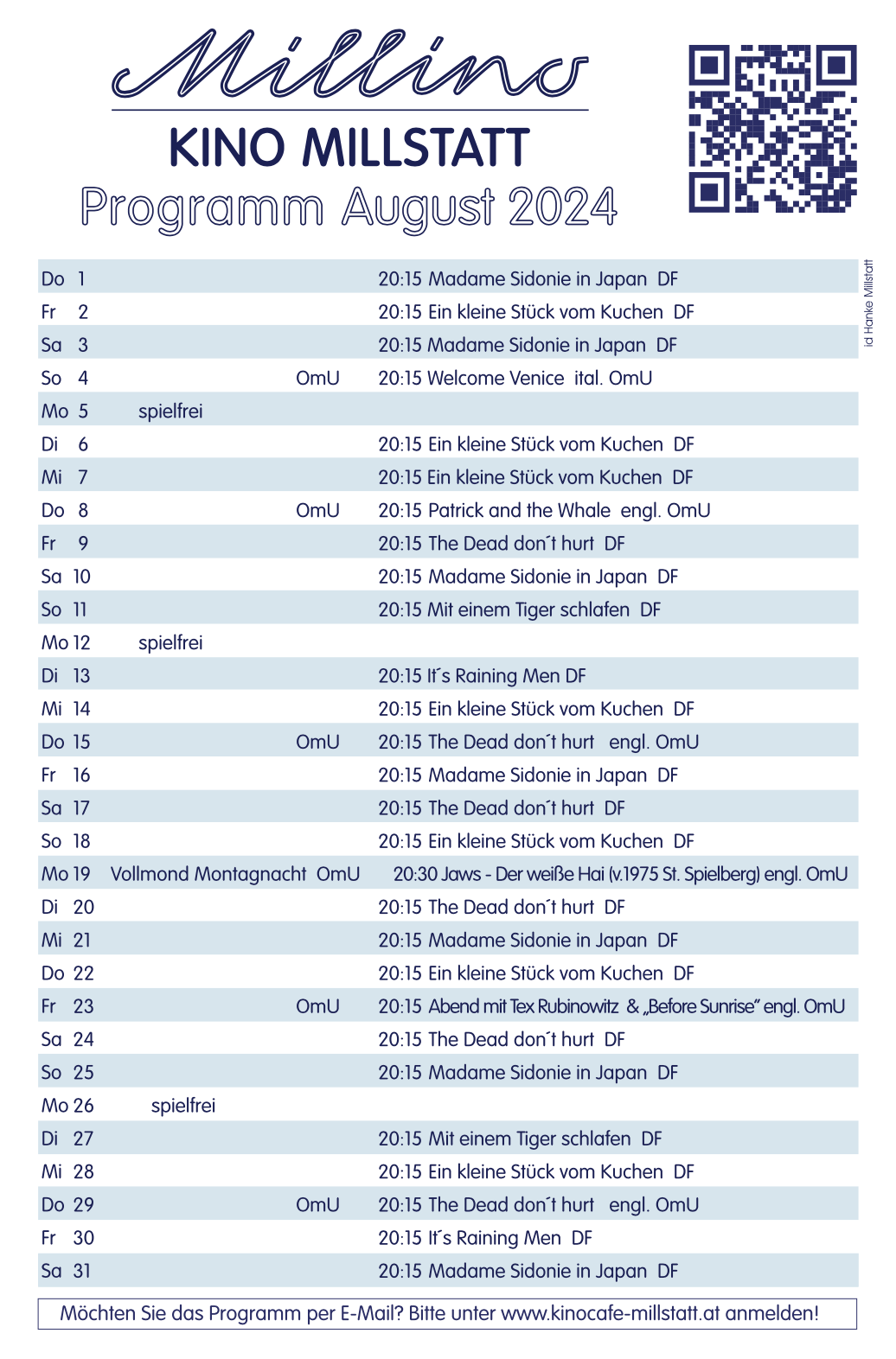 AUGUST SPIELPLAN Vorschaubild